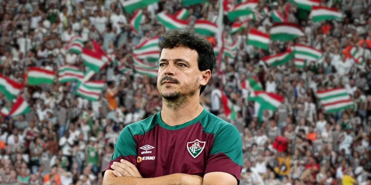 Fernando Diniz em partida do Fluminense