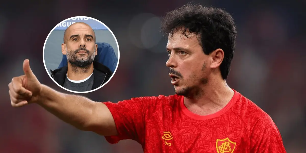 Fernando Diniz usa um relógio simples, bem diferente de Guardiola