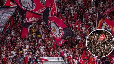 Festa da torcida do Flamengo e do Vasco