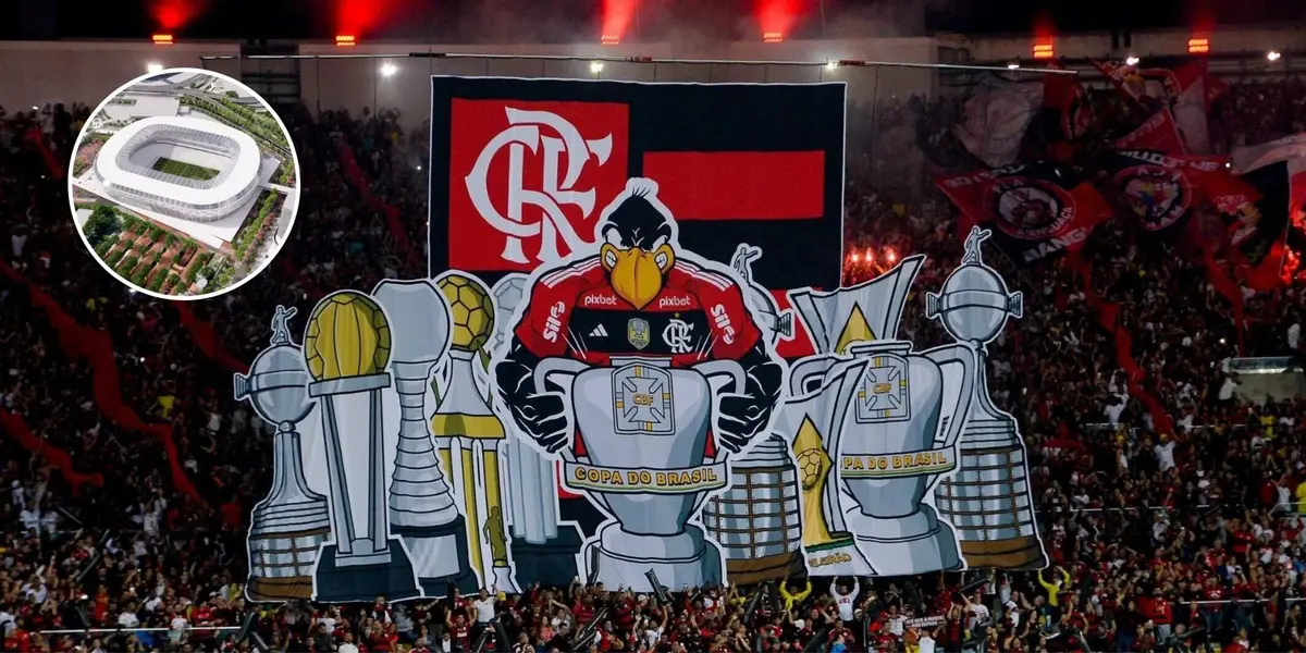 Festa da torcida do Flamengo em jogo do time carioca