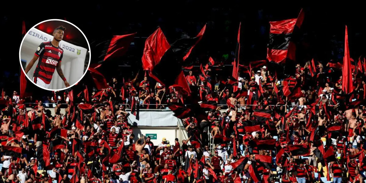 Festa da torcida do Flamengo em partida do clube carioca