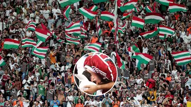 Festa da torcida do Fluminense em partida do clube