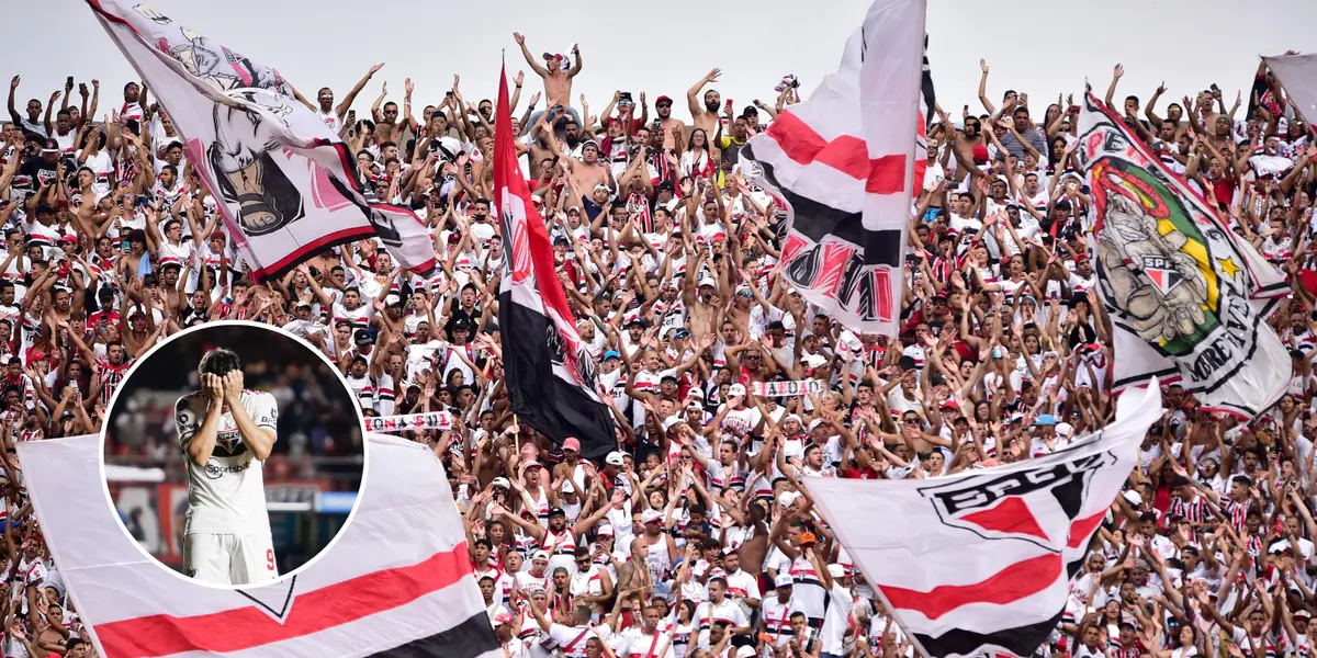 Festa da torcida do São Paulo em partida do clube