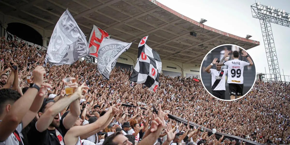 Festa da torcida do Vasco em partida do clube