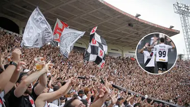 Festa da torcida do Vasco em partida do clube