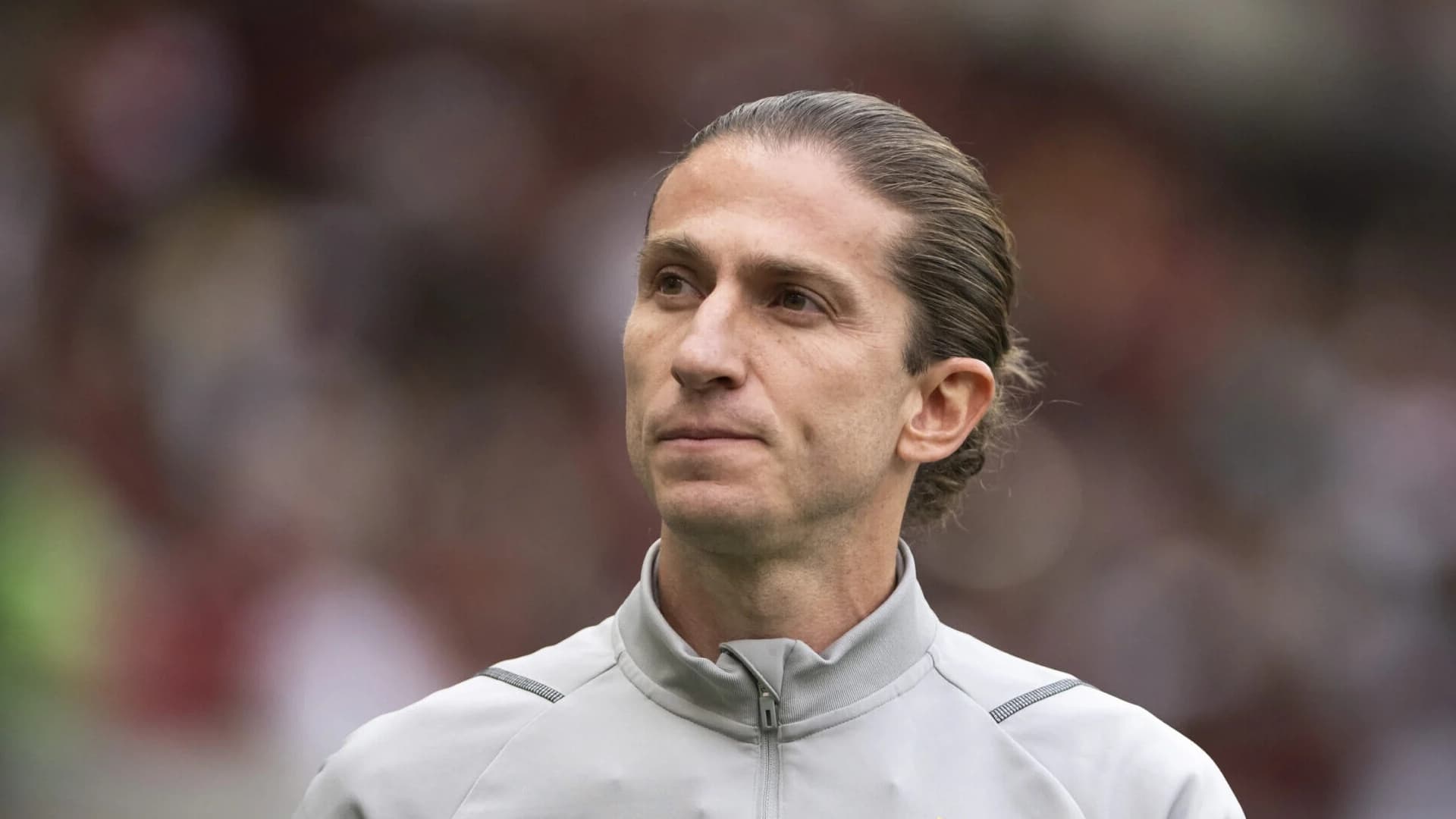 Filipe Luis como técnico do Flamengo sub-20. Foto: Jorge Rodrigues/AGIF