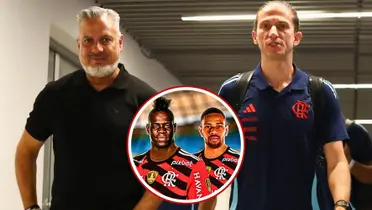 Filipe Luís e Boto em destaque