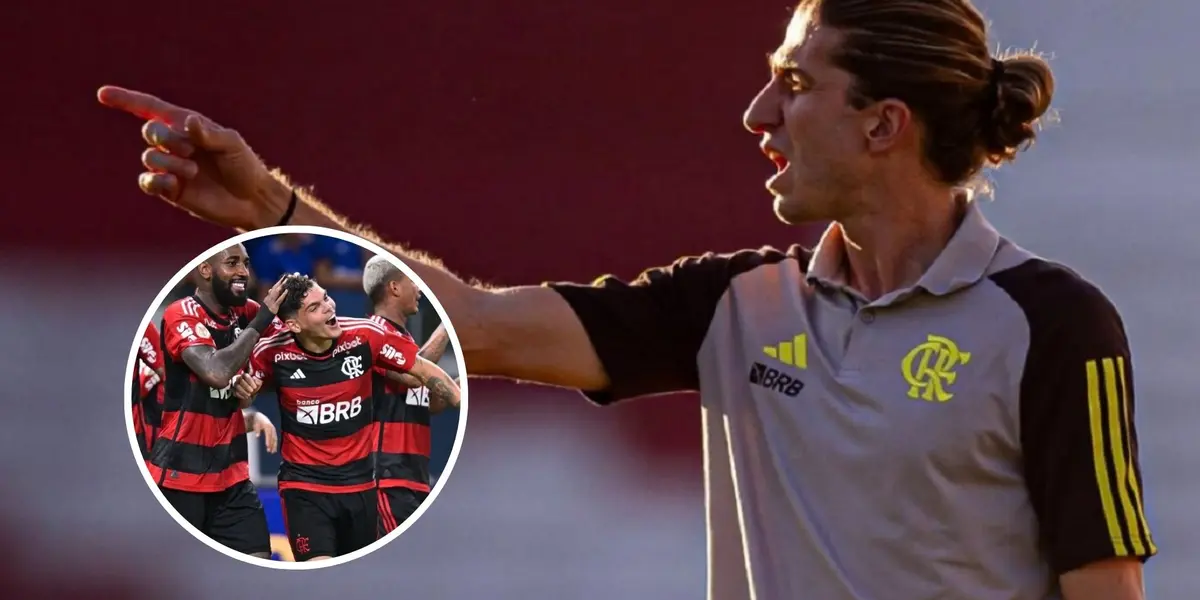 Filipe Luís em destaque pelo Flamengo