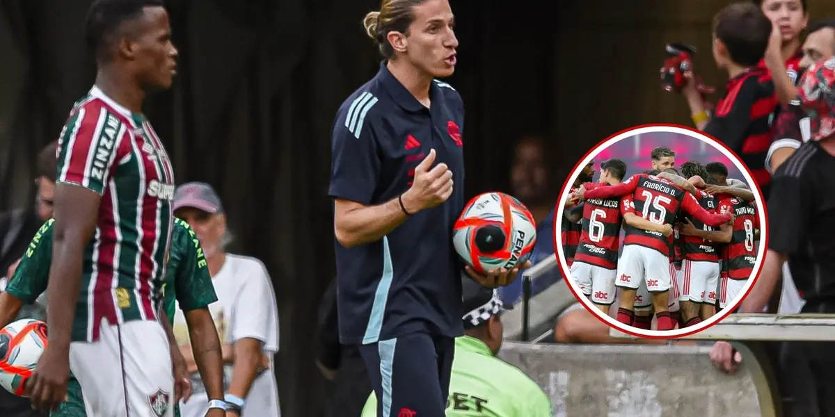 Filipe Luís em detalhe pelo Flamengo