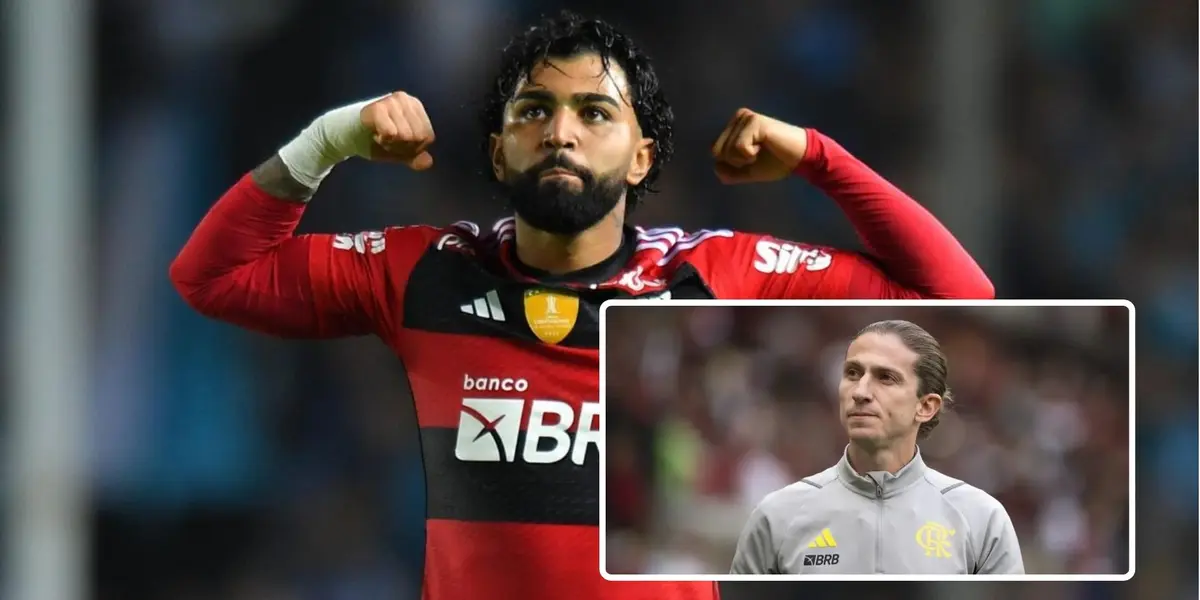 Filipe Luís - Gabigol (Foto: Flamengo)