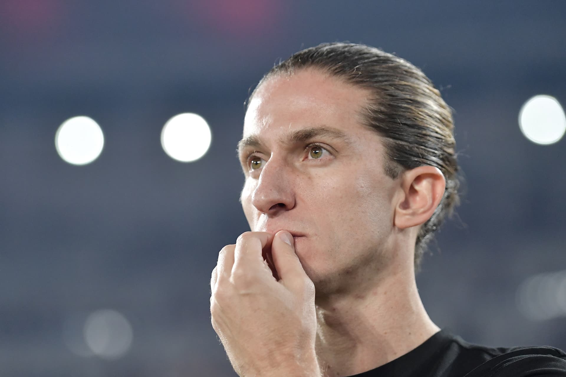 Filipe Luís, técnico do Flamengo.