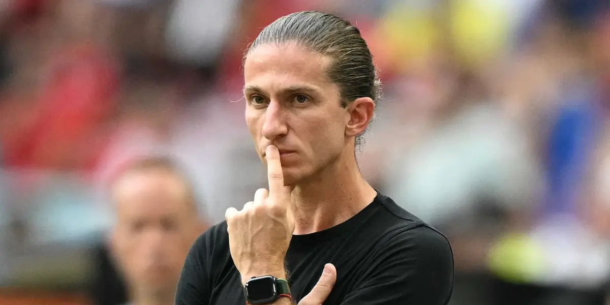 Filipe Luis, técnico do Flamengo. Foto: Patricia de Melo Moreira/AFP