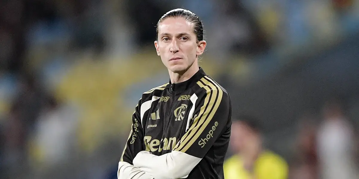 Filipe Luis, técnico do Flamengo. Foto: Thiago Ribeiro/AGIF