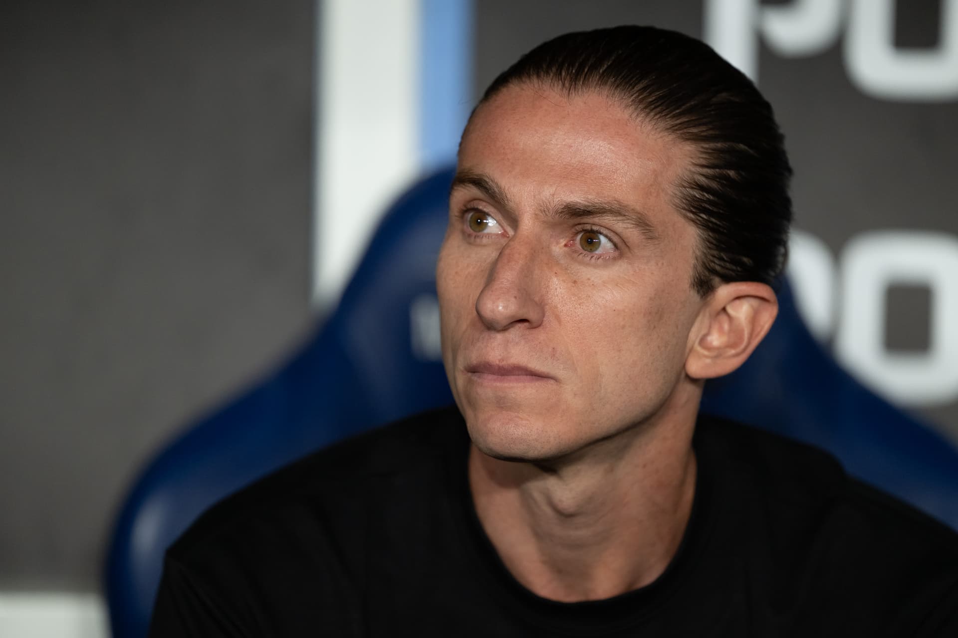 Filipe Luís, técnico do Flamengo. Foto: Thiago Ribeiro/AGIF