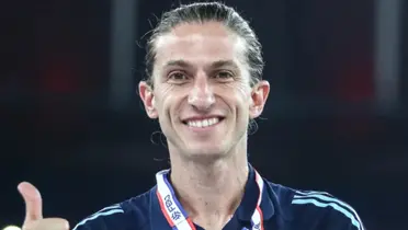 Filipe Luís, técnico do Flamengo. (Gilvan de Souza / CR Flamengo)