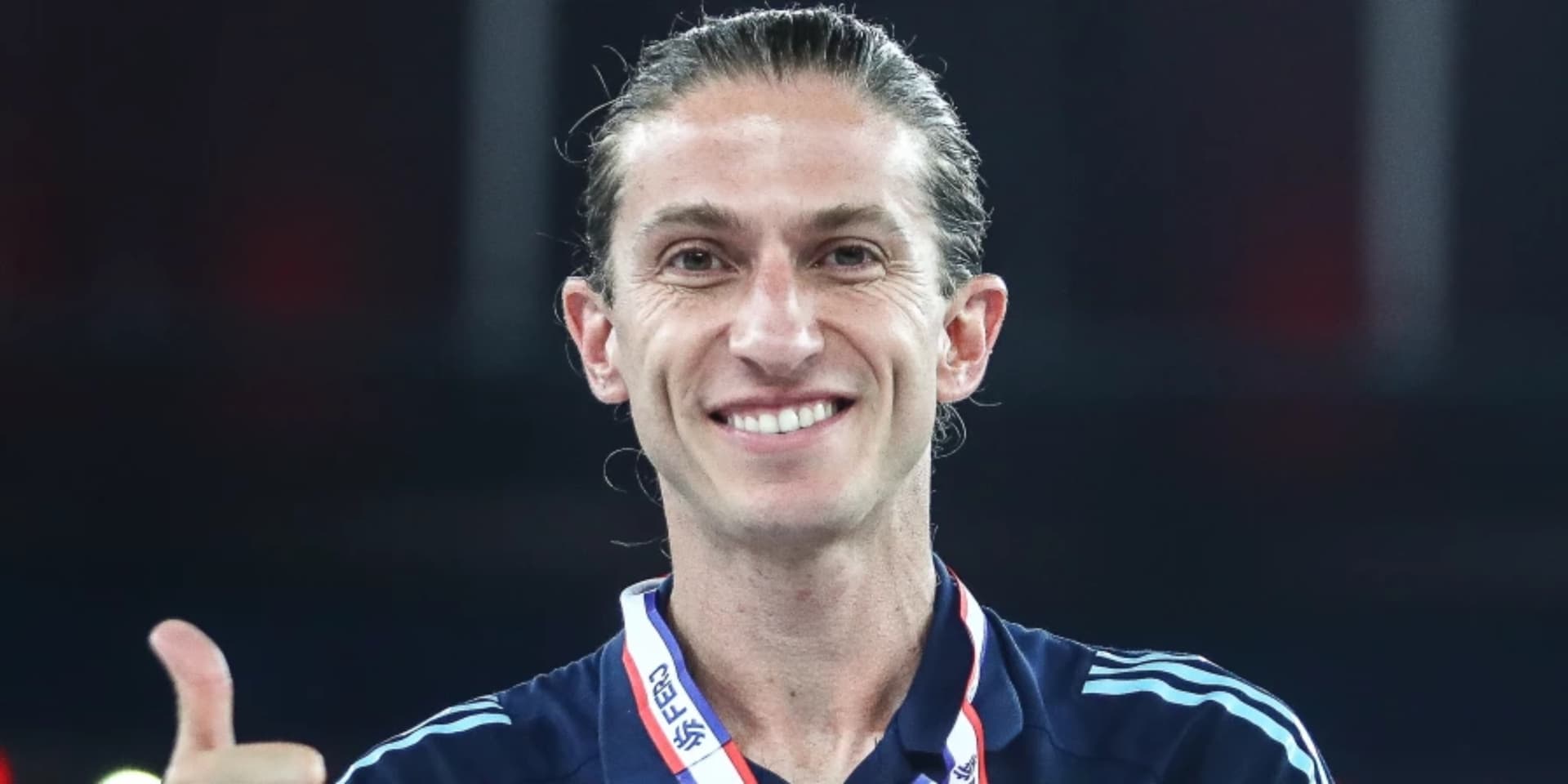 Filipe Luís, técnico do Flamengo. (Gilvan de Souza / CR Flamengo)