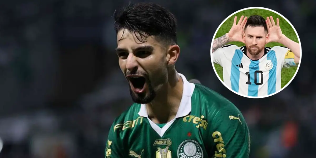 Flaco López e Lionel Messi