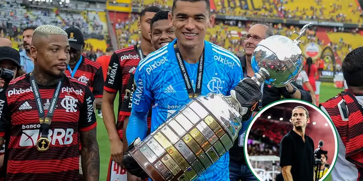 Flamengo comemora conquista da América em 2022