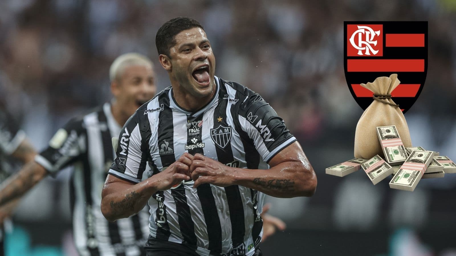 Flamengo comemora vitória do Atlético-MG no jogo de ida da final da Copa do Brasil 2021