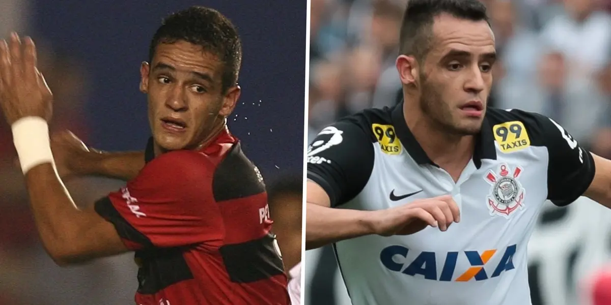 Flamengo e Corinthians se enfrentam pelo Campeonato Brasileiro que tem alguns jogadores que atuaram pelos dois clubes