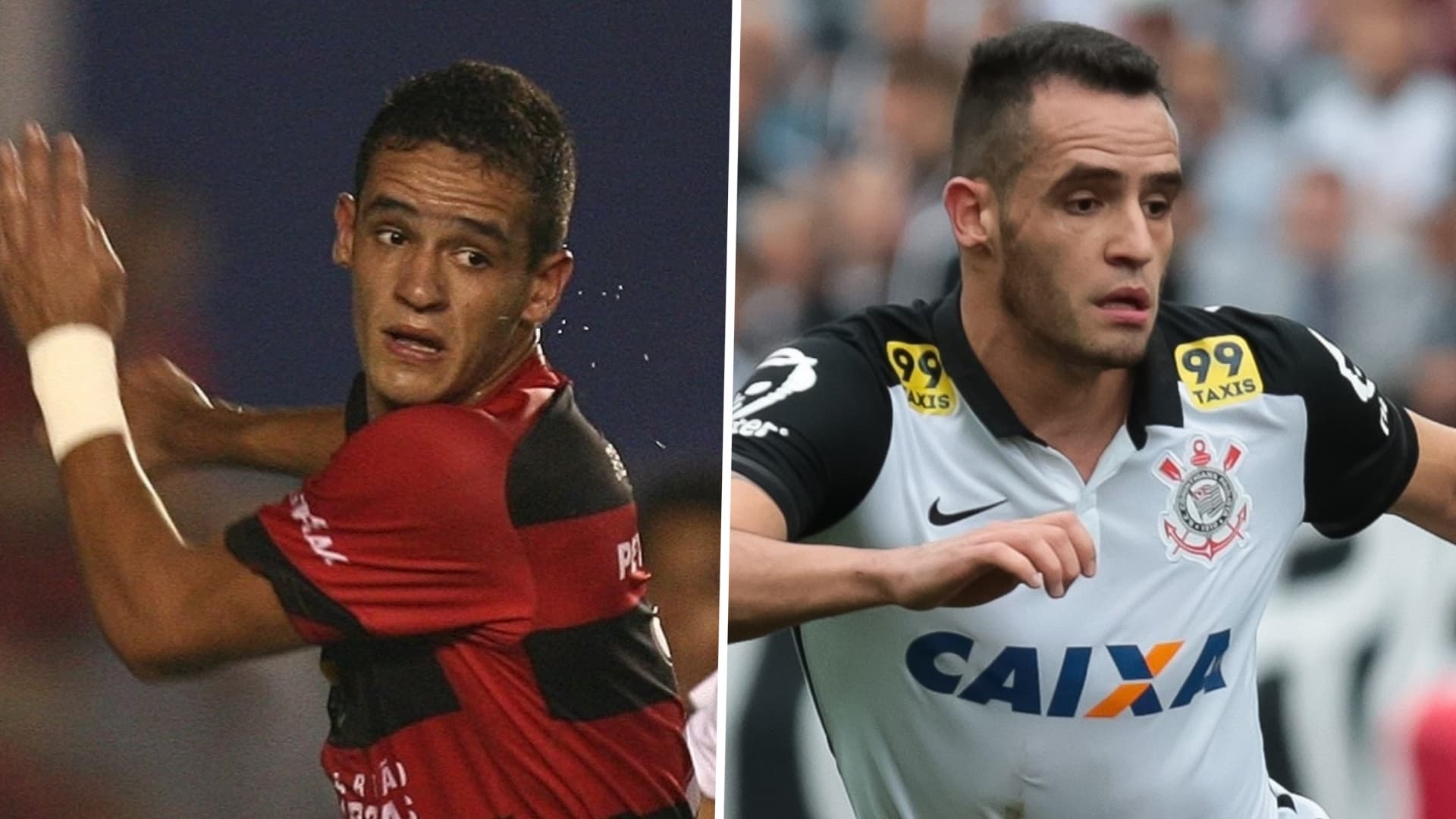 Flamengo e Corinthians se enfrentam pelo Campeonato Brasileiro que tem alguns jogadores que atuaram pelos dois clubes