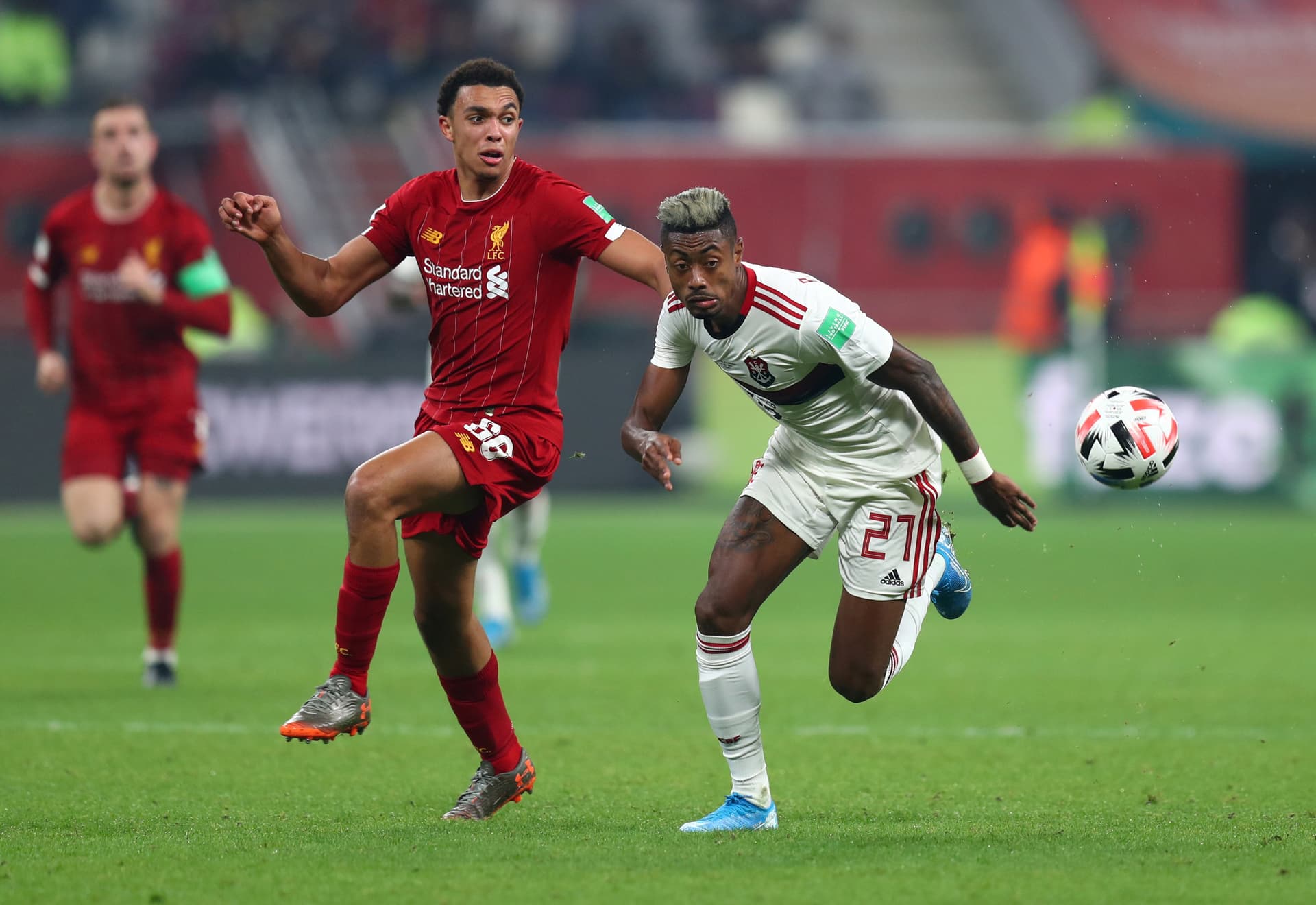 Flamengo e Liverpool duelaram pela final do Mundial de Clubes e Alexander-Arnold revelou um segredo do duelo quase dois anos depois