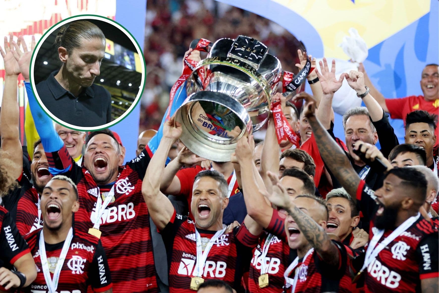 Flamengo festeja conquista da Copa do Brasil