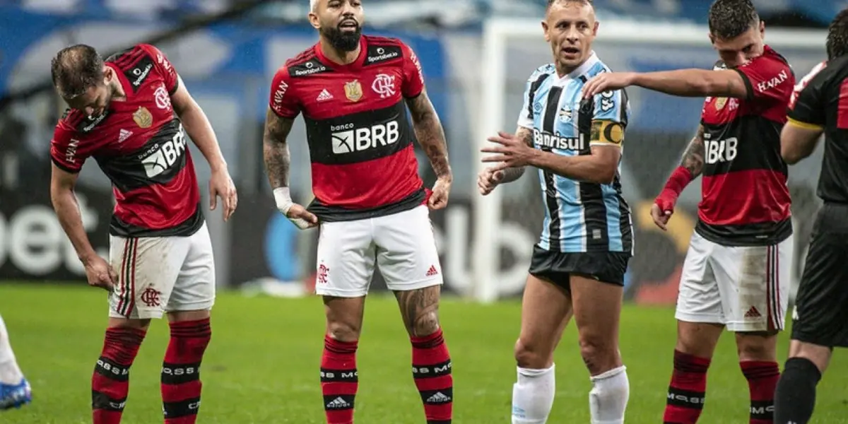 Flamengo goleia Grêmio e está perto das semifinais da Copa do Brasil 2021; Gabigol não marca, mas provoca o rival