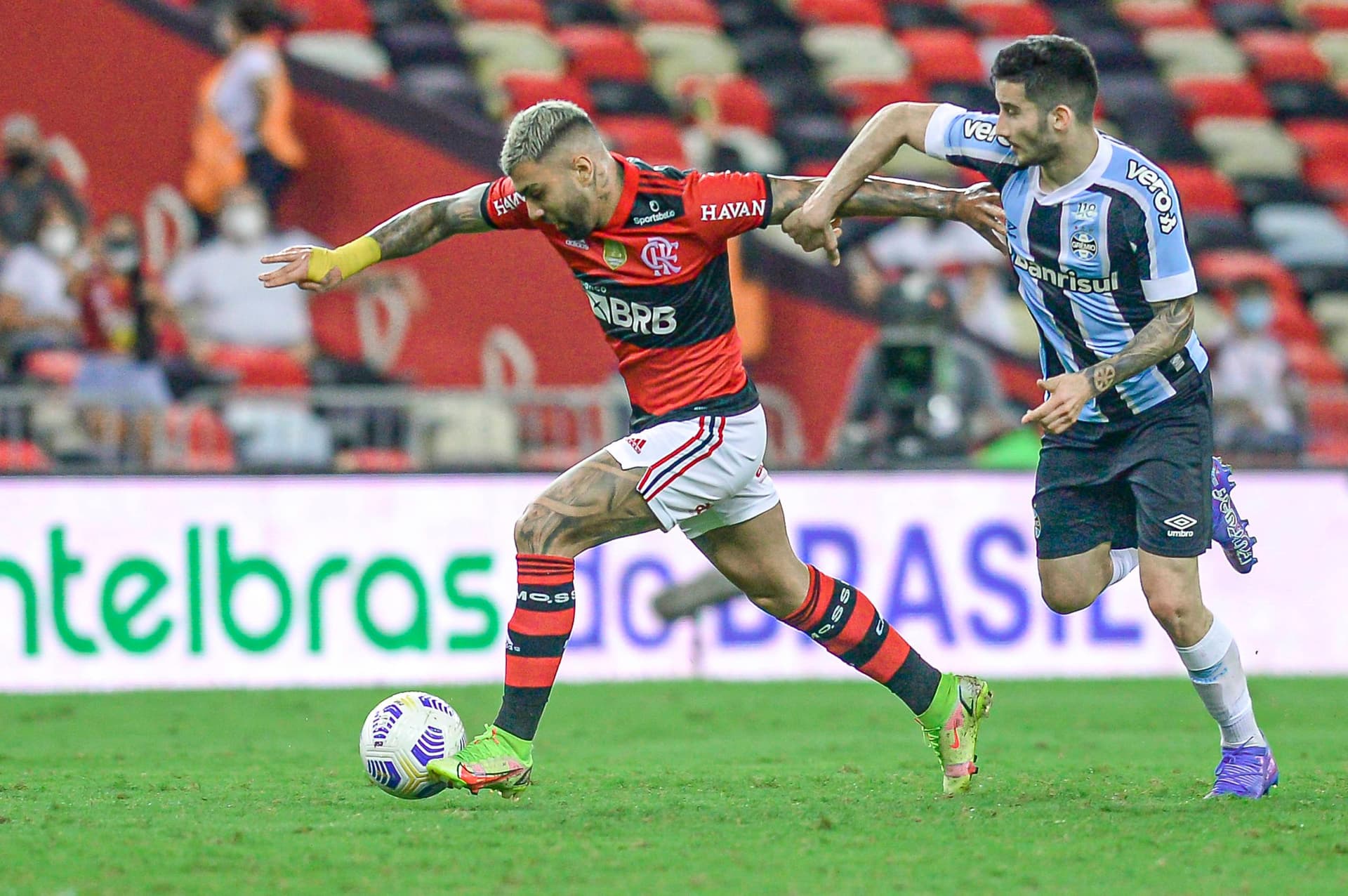 Flamengo reencontra o Grêmio novamente no Estádio do Maracanã e com alguns desfalques importantes para Renato Portaluppi