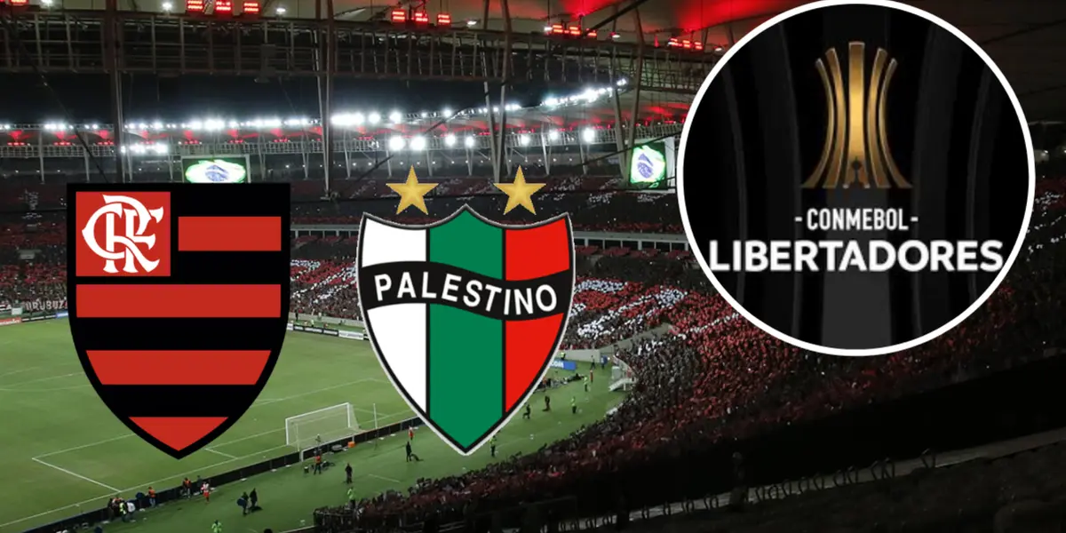 Flamengo x Palestino na Copa Libertadores 2024