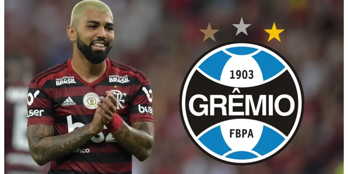 Gabigol com a camisa do Flamengo