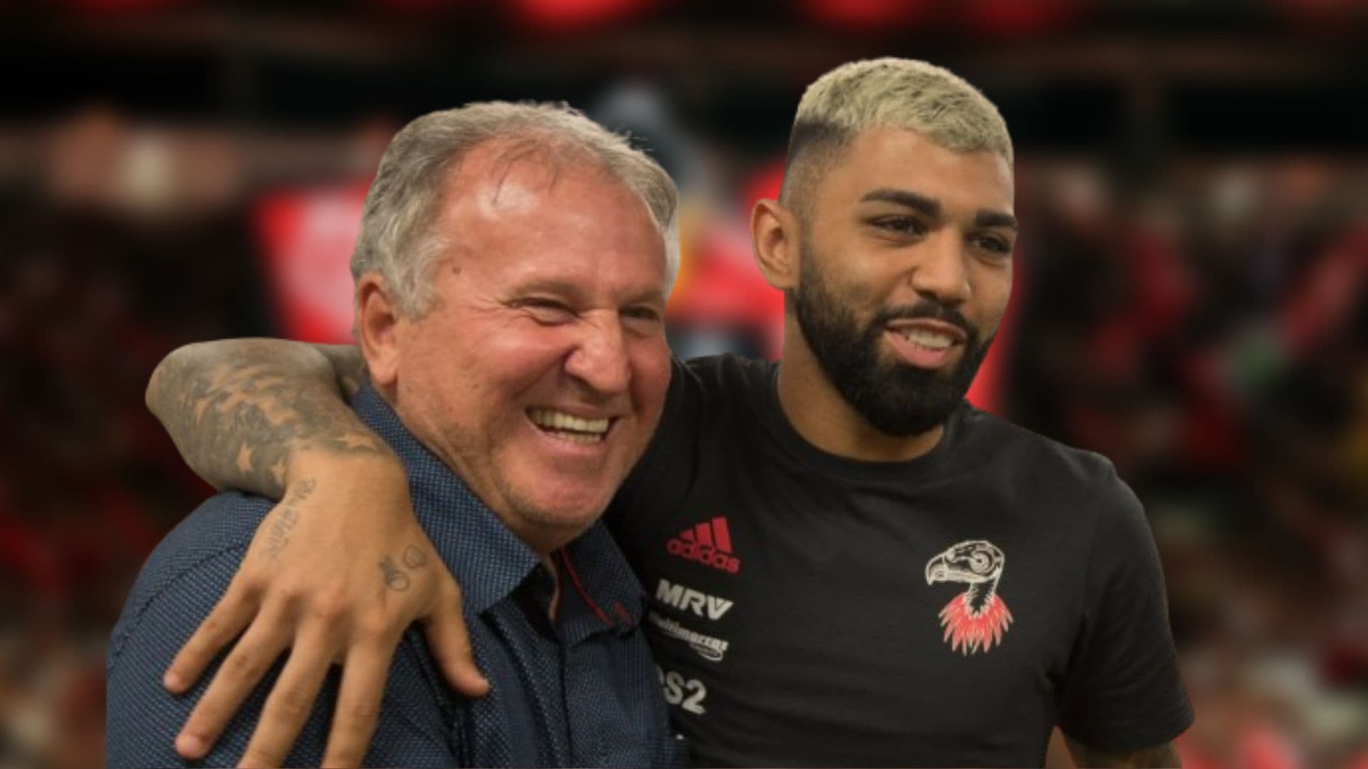Gabigol e Zico combina aposta