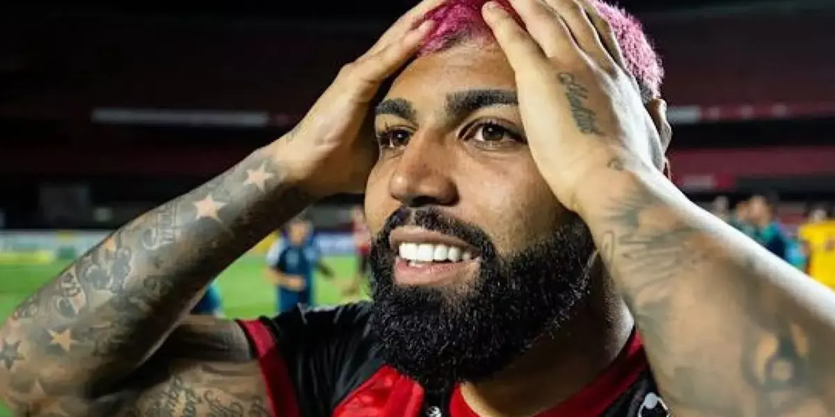 Gabigol ficou revoltado com arbitragem na classificação pela Libertadores