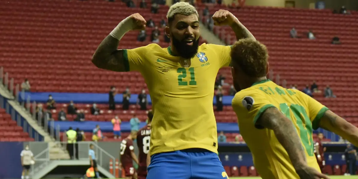 Gabigol foi para às redes na estreia da Copa América 2021