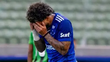 Gabigol manda recado para a torcida do Cruzeiro (Foto: Cruzeiro)