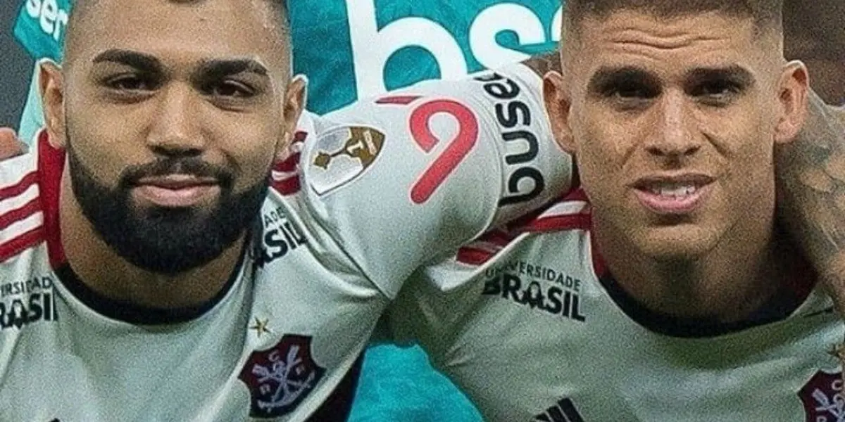 Gabriel Barbosa aproveitou partida entre Brasil e Colômbia para convencer Gustavo Cuéllar a voltar ao Flamengo