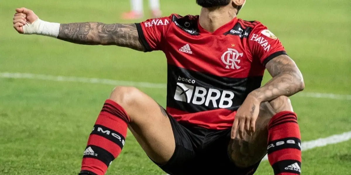 Gabriel Barbosa comandou a goleada rubro-negra com dois gols e uma assistência e terá uma semana de descano para o segundo ato