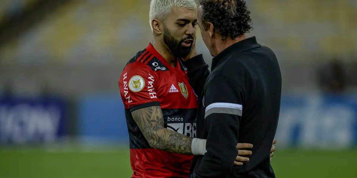 Gabriel Barbosa completou mais uma partida sem balançar as redes e aumentou seca de gols no Flamengo