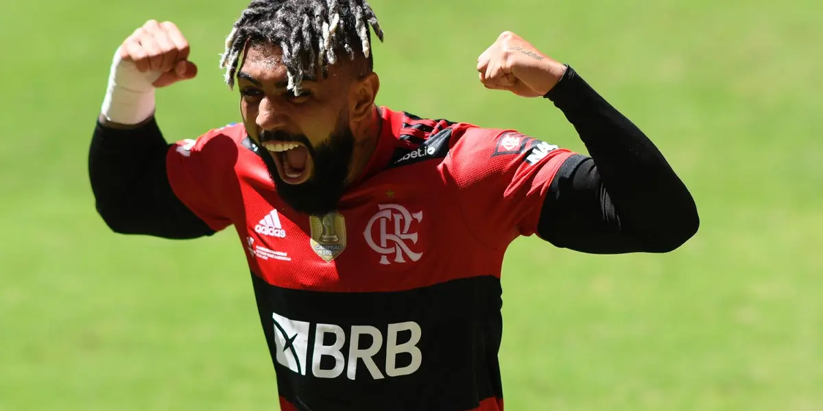 Gabriel Barbosa é o maior artilheiro do Flamengo no século XXI