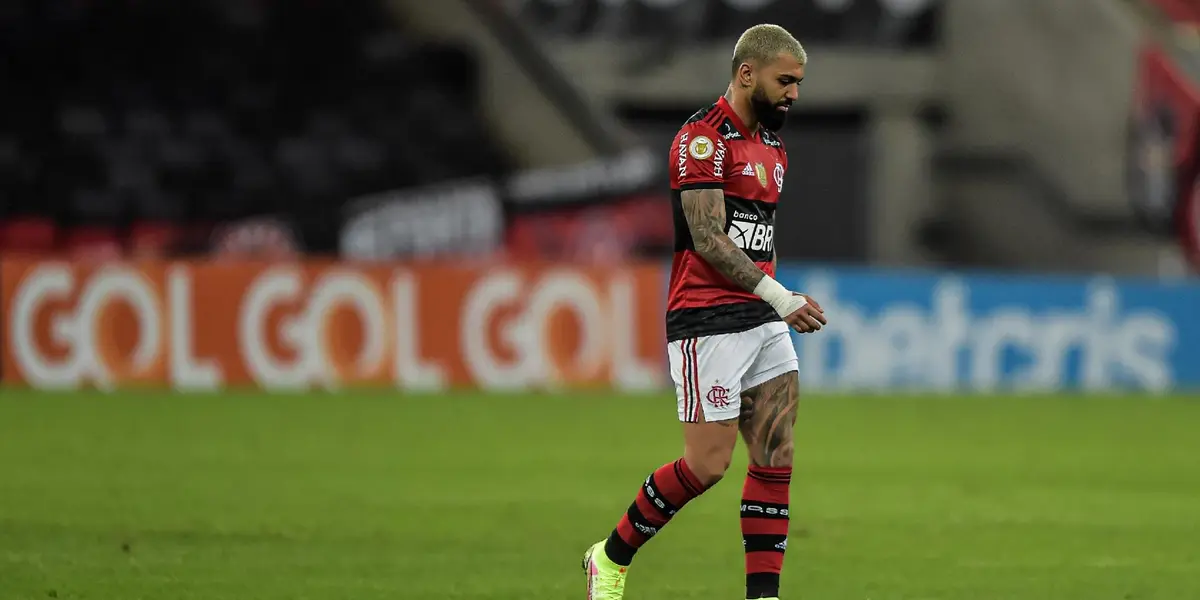 Gabriel Barbosa é rebatido por jornalista após atitudes que motivaram sua expulsão na derrota para o Internacional