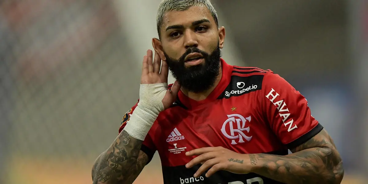 Gabriel Barbosa faturou mais um título com o Flamengo