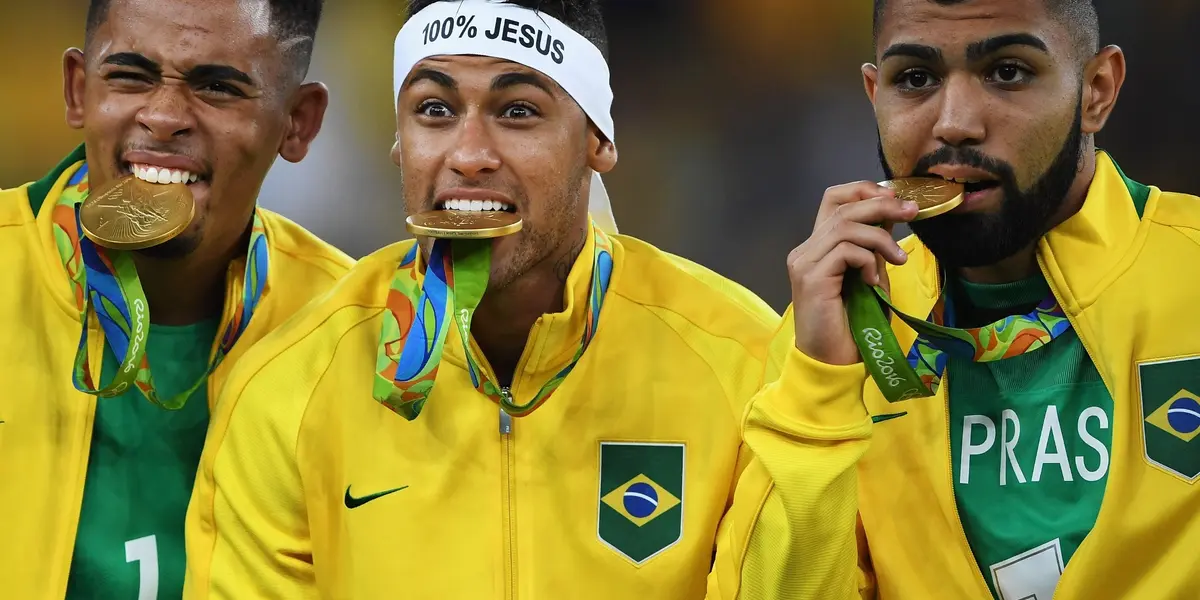 Gabriel Barbosa foi à loucura com Rayssa Leal nas Olimpíadas