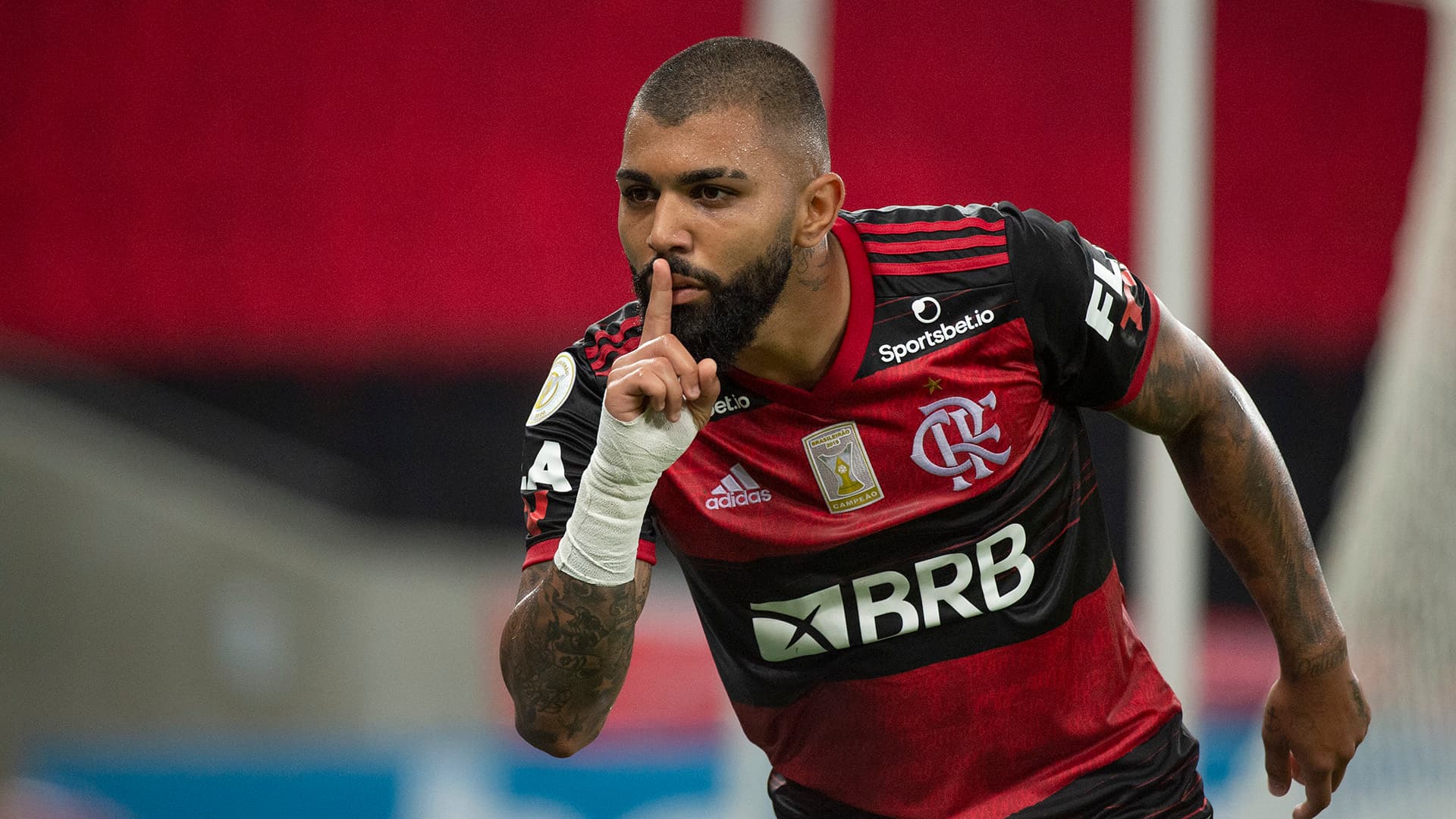 Gabriel Barbosa foi barrado em sua volta