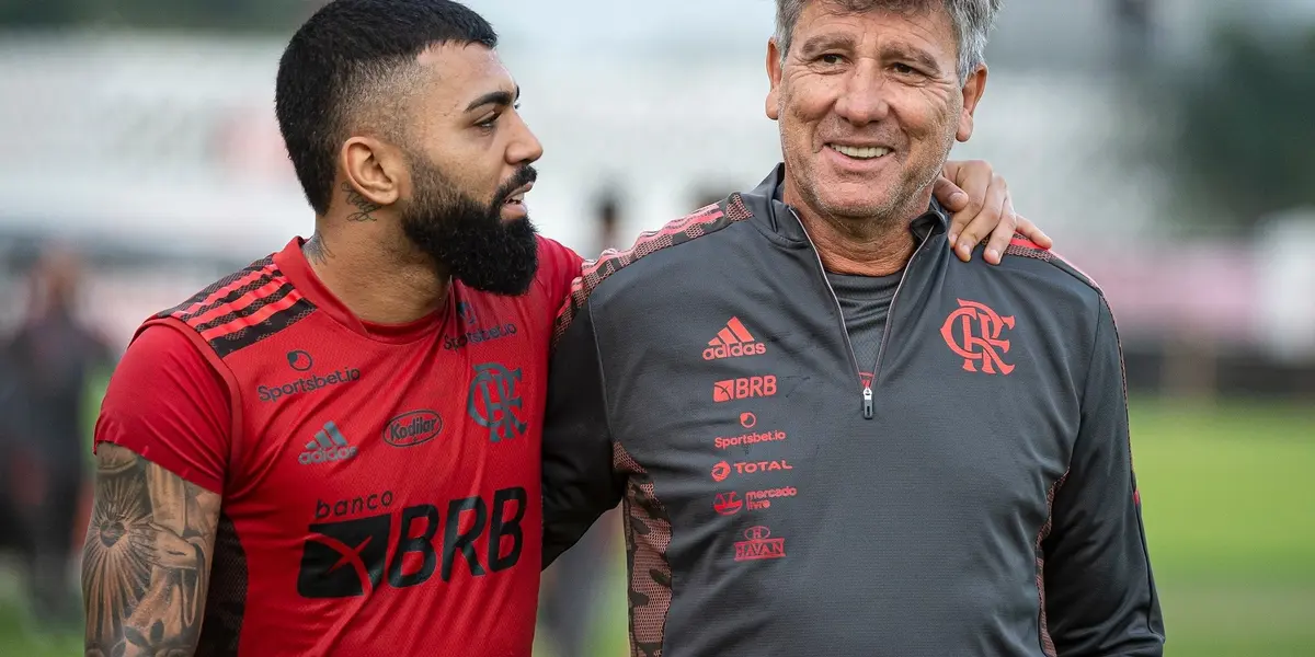 Gabriel Barbosa pediu para falar com a imprensa após eliminação na Copa do Brasil e opinou sobre sequência de Renato Portaluppi