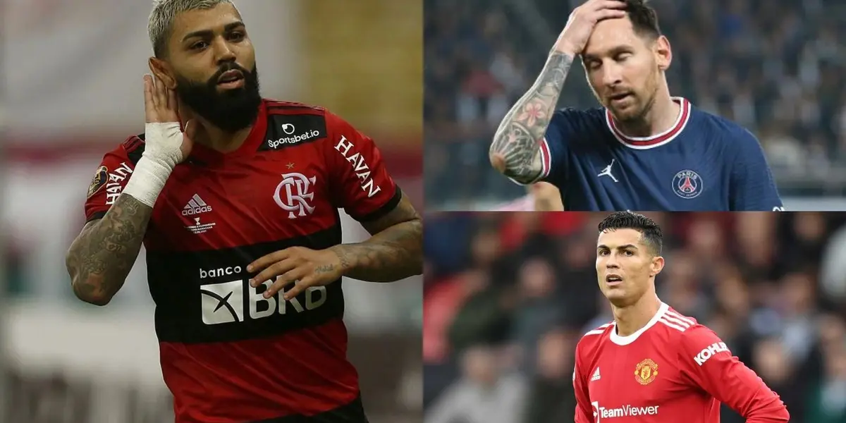 Gabriel Barbosa se torna um dos jogadores mais famosos no Brasil ao superar Messi e Cristiano Ronaldo
