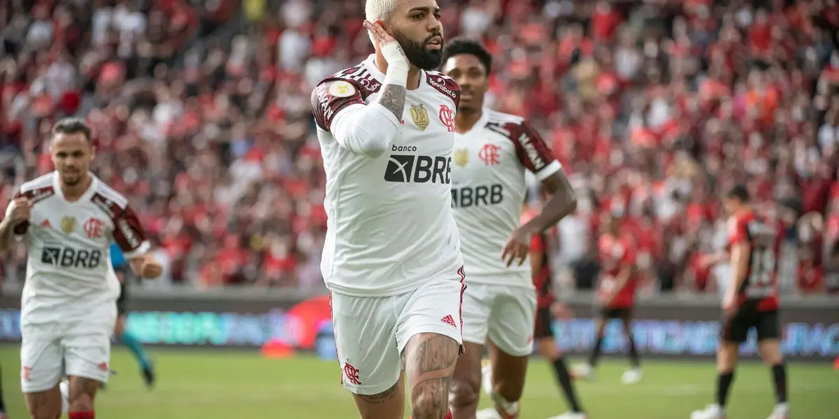 Gabriel Barbosa voltou a balançar as redes após mais de dois meses e fez a alegria dos torcedores rivais de novo