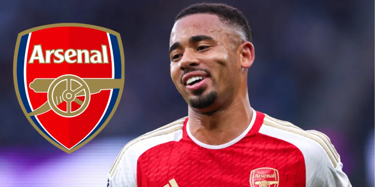 Gabriel Jesus em ação pelo Arsenal