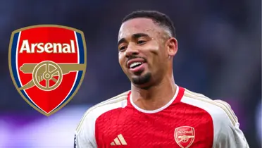 Gabriel Jesus em ação pelo Arsenal