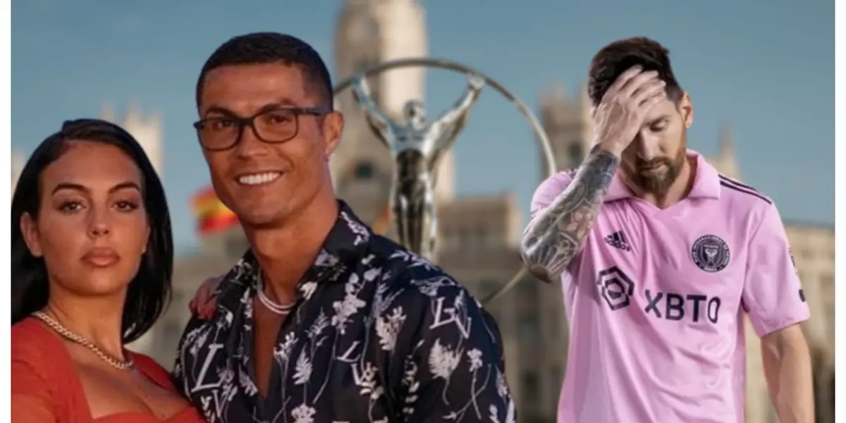 Georgina e Cristiano Ronaldo, Messi triste com a camisa do Inter Miami