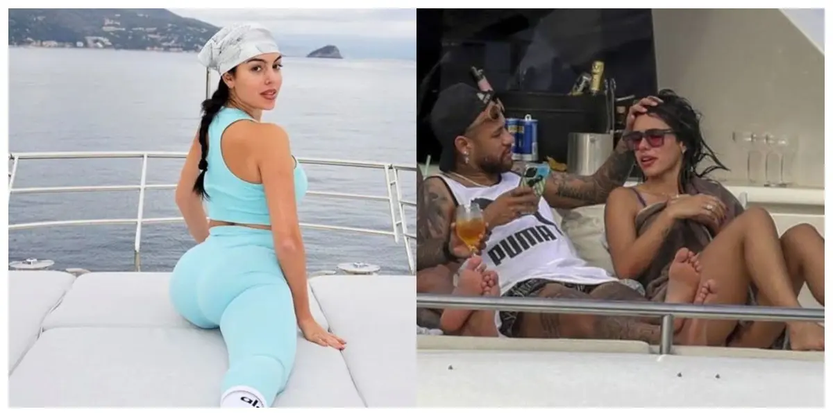 Georgina Rodríguez apareceu em seu iate nas férias, confira quanto custa o iate de Bruna e Neymar